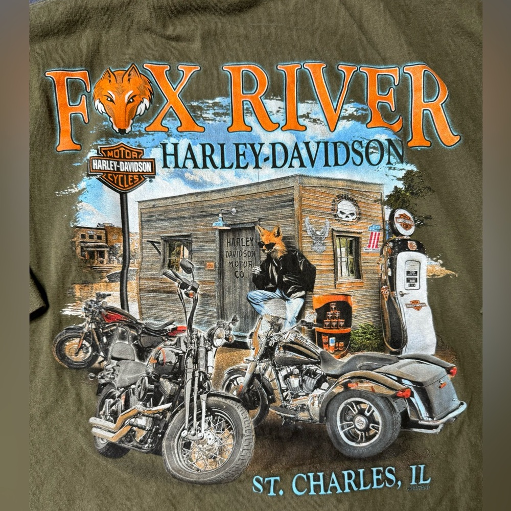 Harley Davidson Live To Ride Ride To Live Fox River S… - Gem